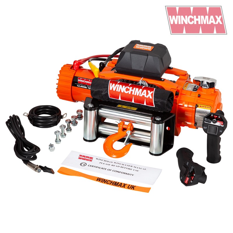 ELECTRIC WINCH 12V 4x4 13500lb WINCHMAX BRAND - RECOVERY- OFF ROAD -  WIRELESS