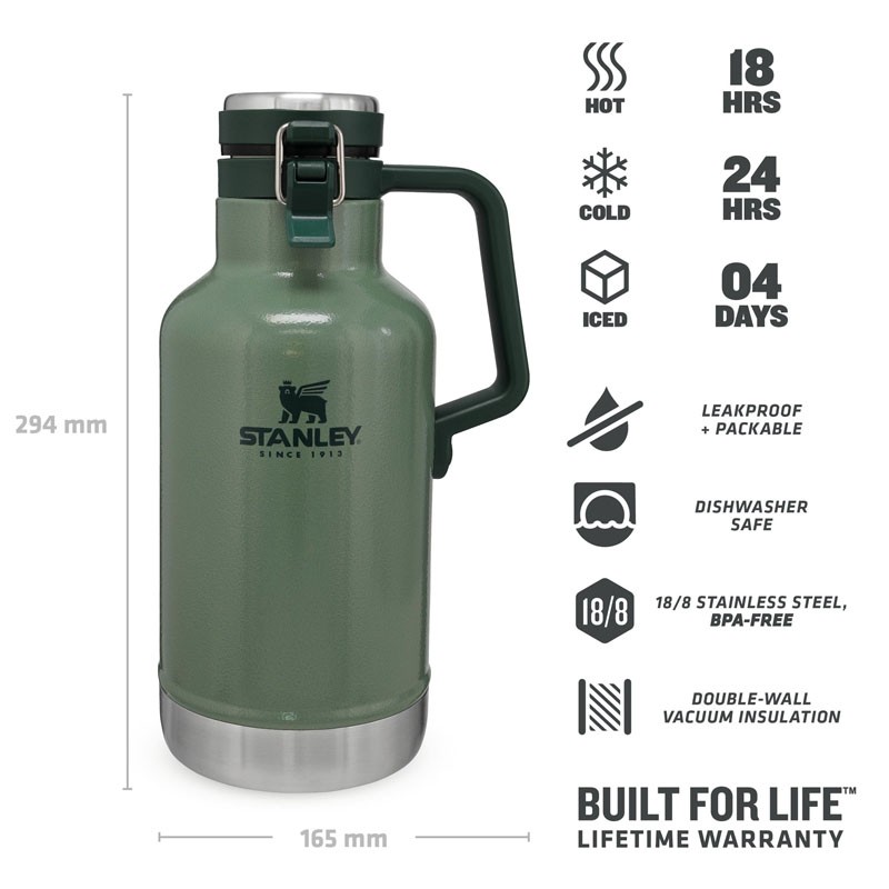 Stanley Master Vacuum Water Bottle - 22oz - Hike & Camp