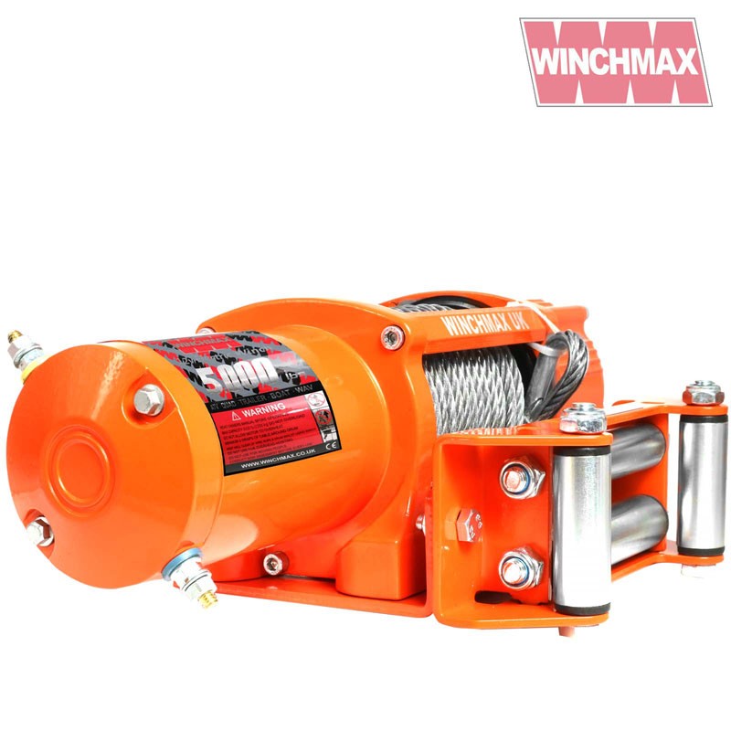 ELECTRIC WINCH 12V RECOVERY 4x4 17,000lb WINCHMAX ORIGINAL ORANGE winch  REMOTE